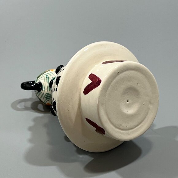 VTG Meg Johnson Whimsical Teapot Hand-painted Floral Handmade Ceramic Pottery - Picture 9 of 9